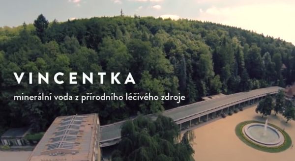 VINCENTKA - minerální voda z přírodního léčivého zdroje Luhačovic